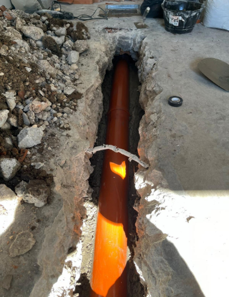 Obras mediante Zanja Pozarq360