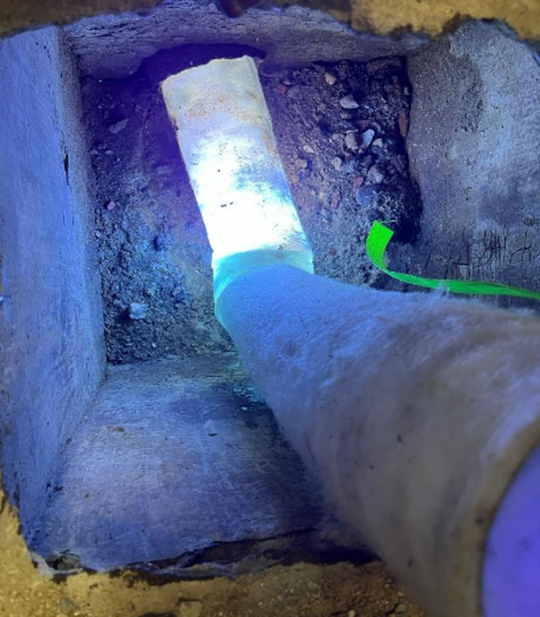 Rehabilitación bajo sistema de manga enfundado Pozarq360 Pozarq360